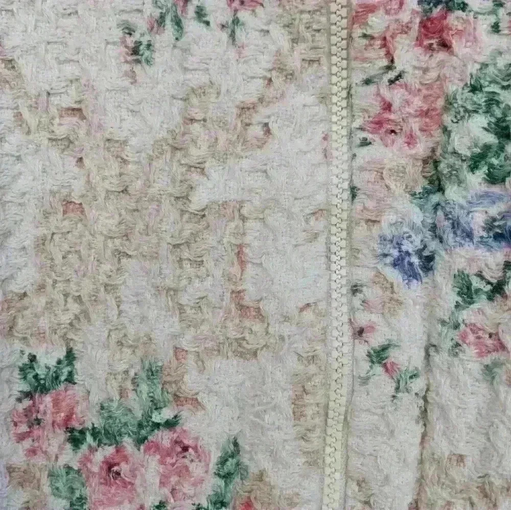 Womens Heavy knit sweater floral boho. Grandmacore cottagecore fairycore knit - Picture 5 of 11